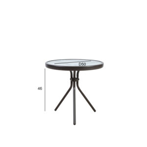 Laud DUBLIN D50xH46cm, tumepruun