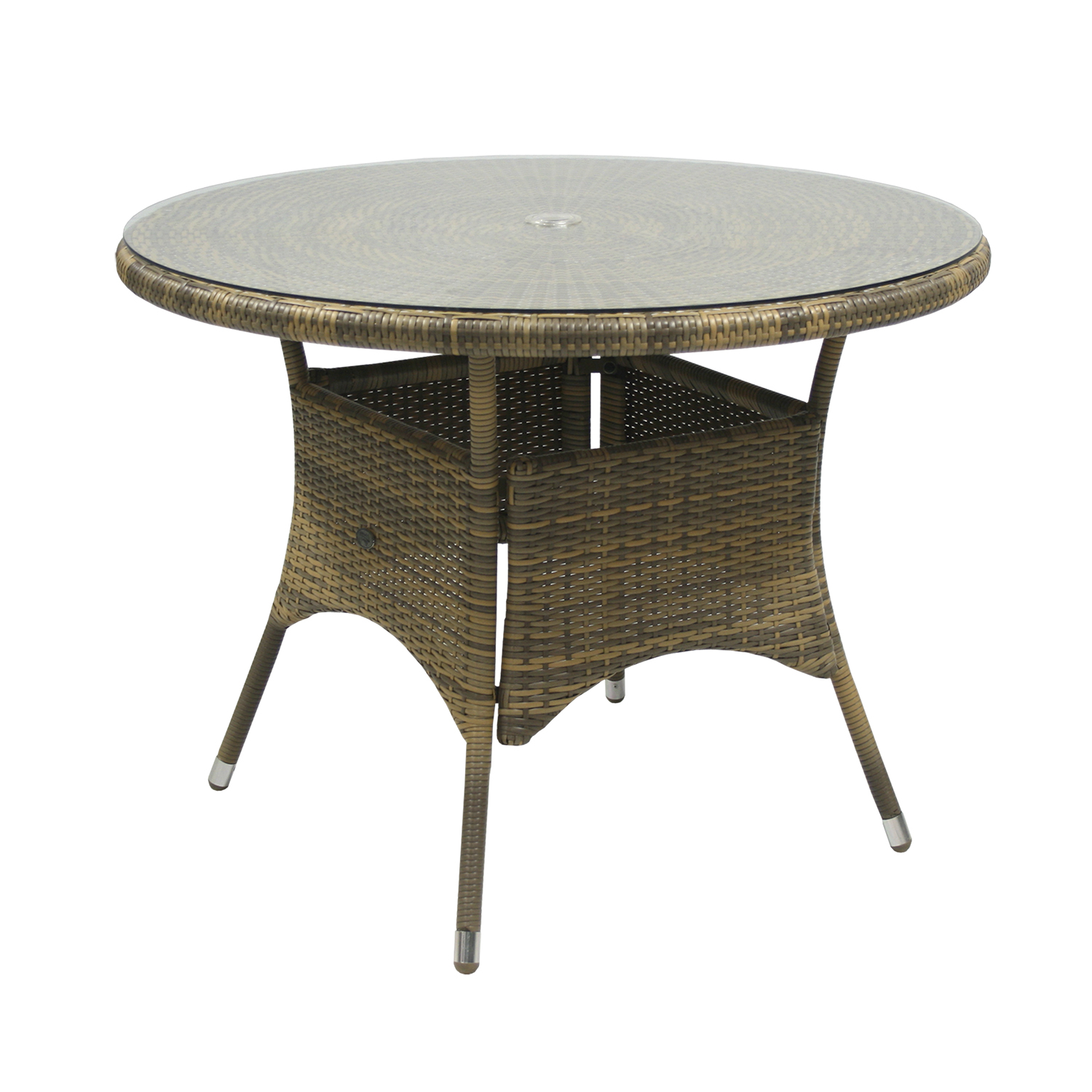 Laud WICKER D100xH71 cm, cappuccino - Image 2