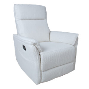 Tugitool GERRY_manuaalne recliner, valge