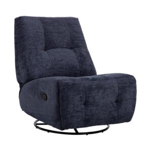 Tugitool WILLA manuaalne recliner, pöörlev ja kiikuv, sinine