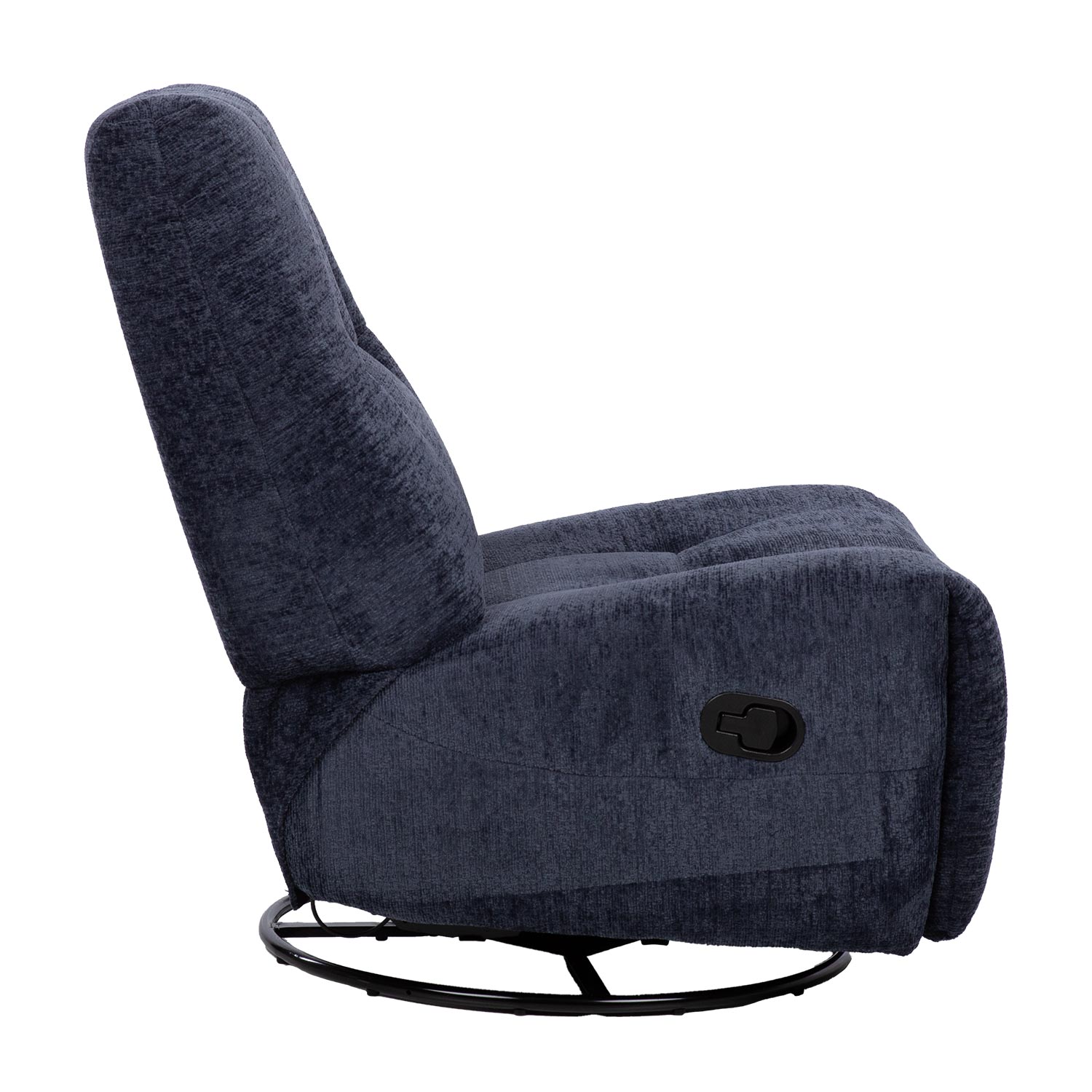 Tugitool WILLA manuaalne recliner, pöörlev ja kiikuv, sinine - Image 4