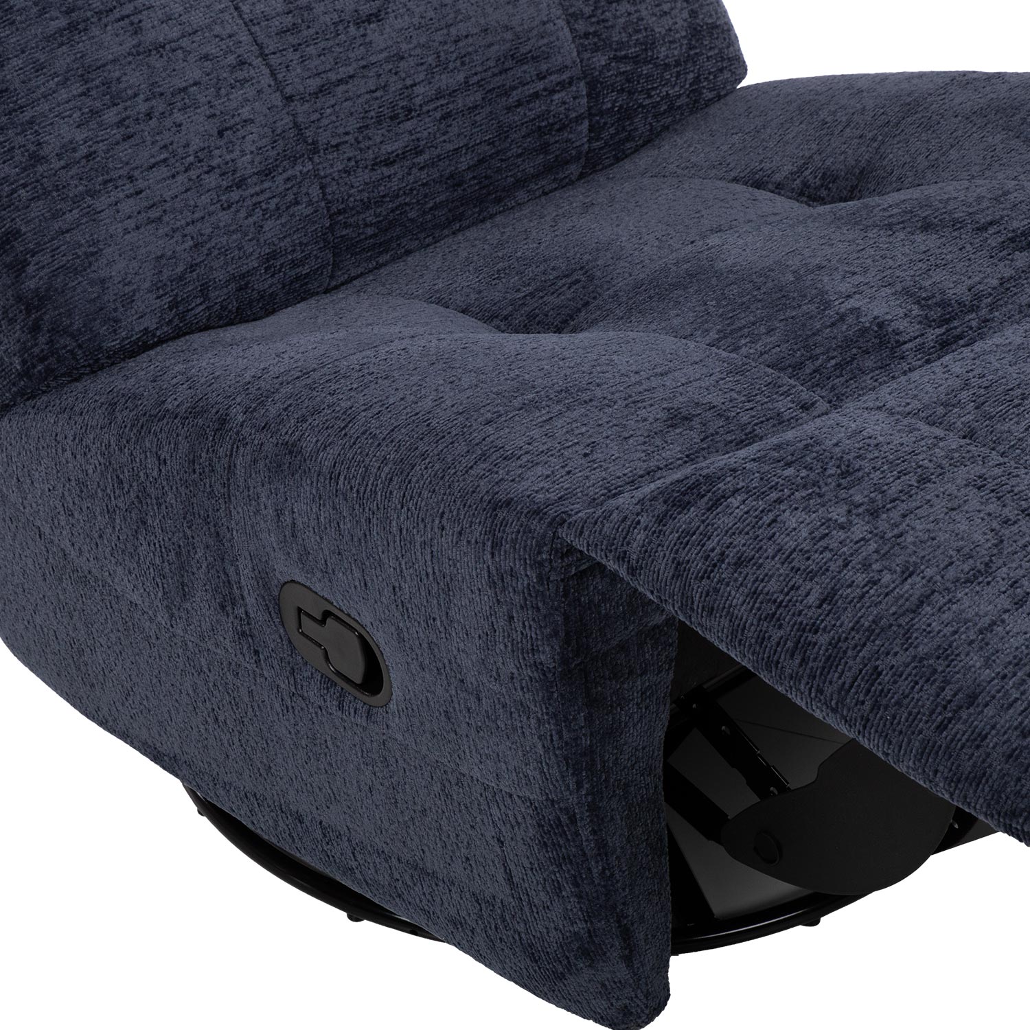 Tugitool WILLA manuaalne recliner, pöörlev ja kiikuv, sinine - Image 7