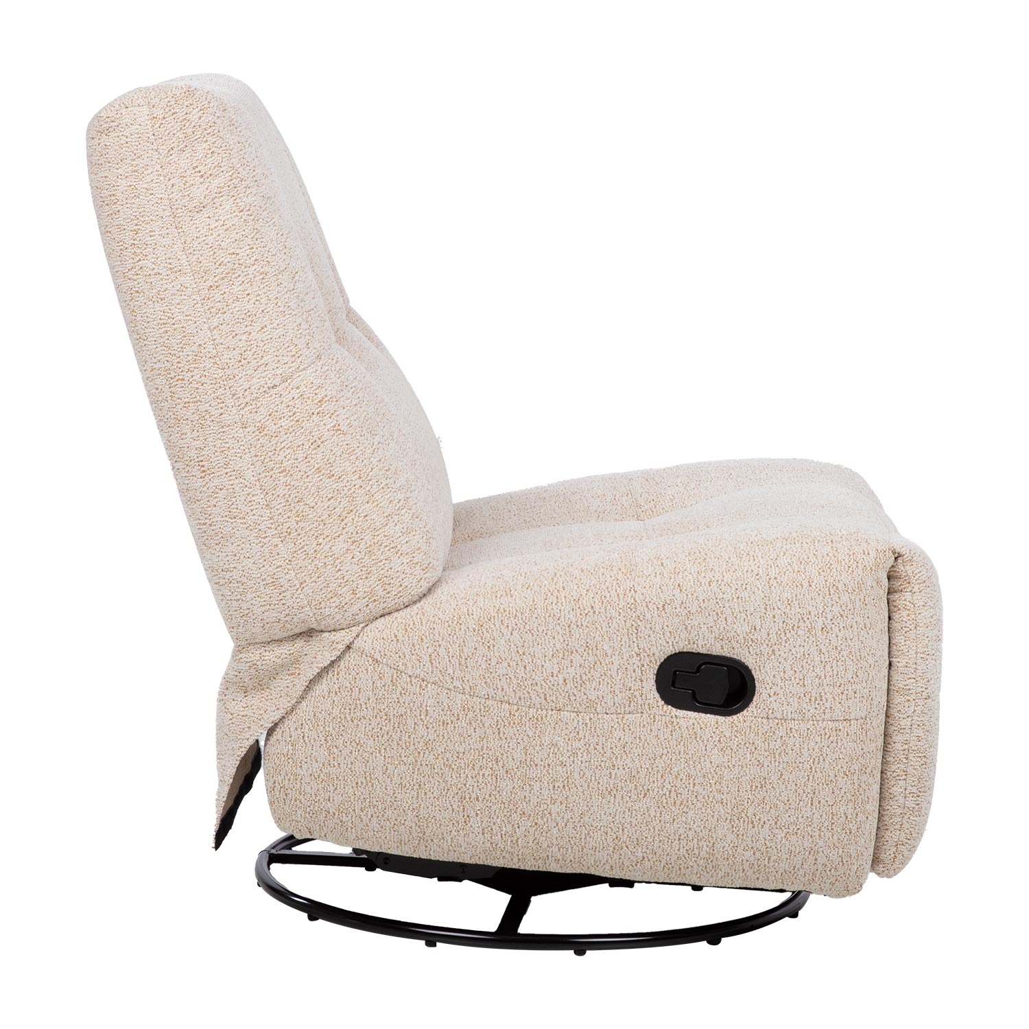 Tugitool WILLA manuaalne recliner, pöörlev ja kiikuv, beež - Image 4