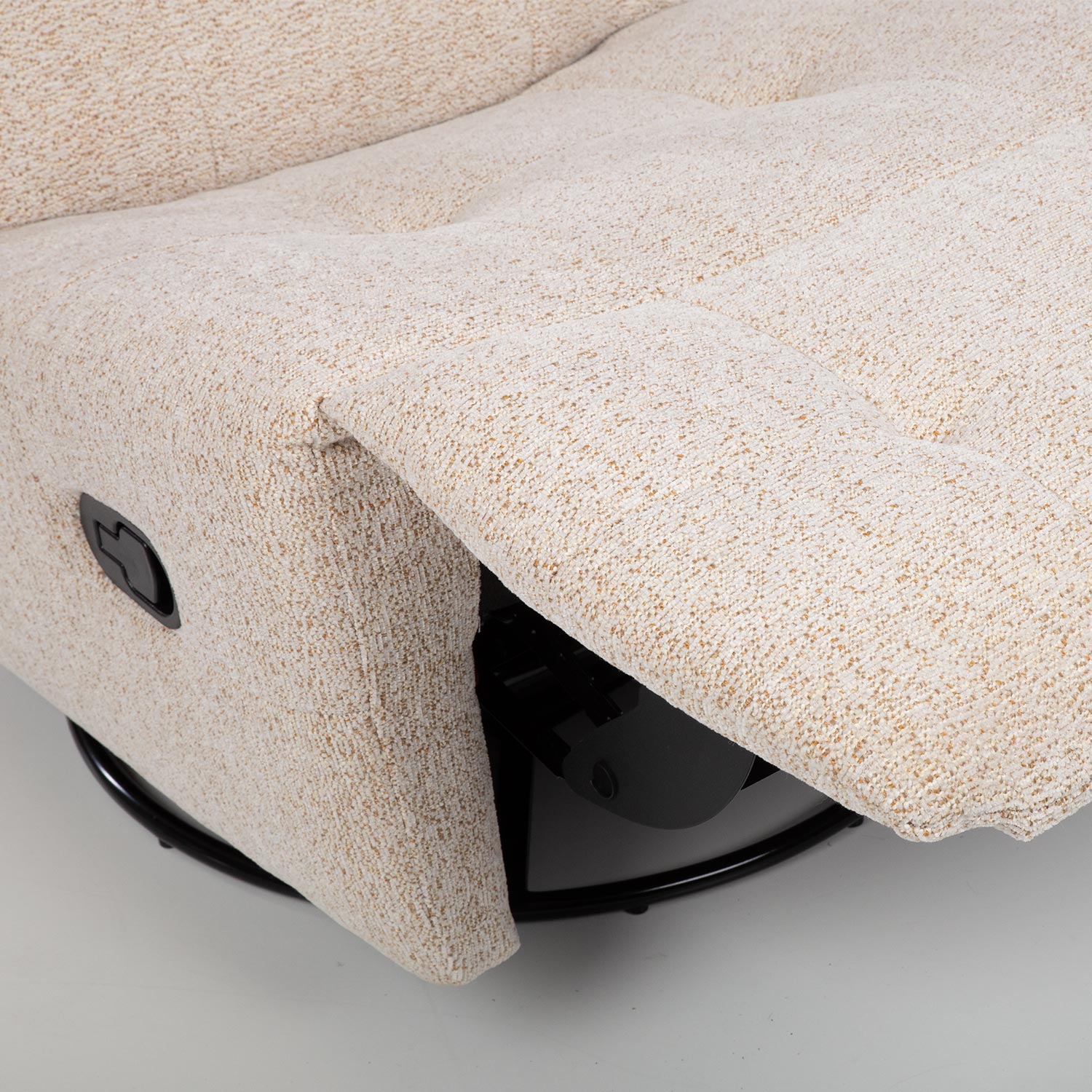Tugitool WILLA manuaalne recliner, pöörlev ja kiikuv, beež - Image 7