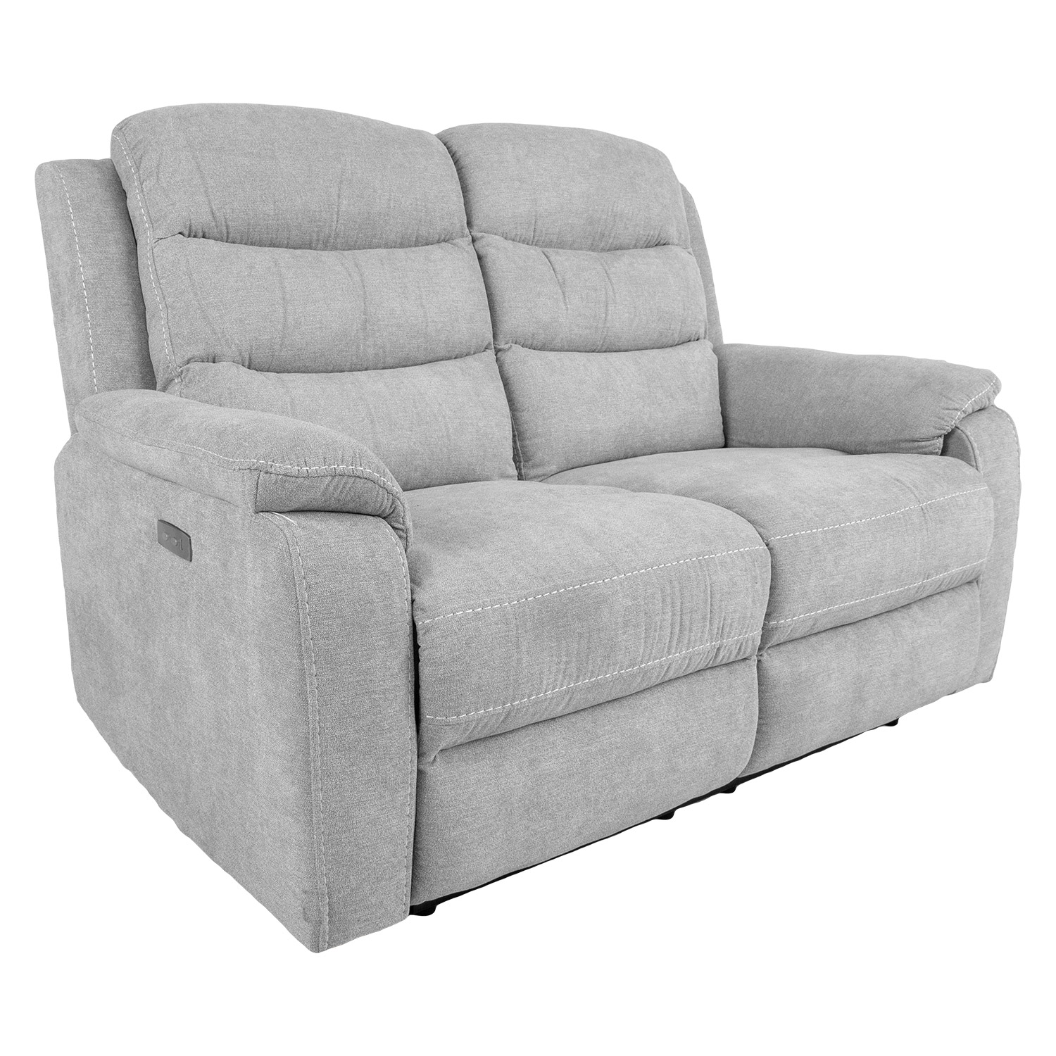 Diivan MIMI 2-kohaline elektriline recliner, helehall