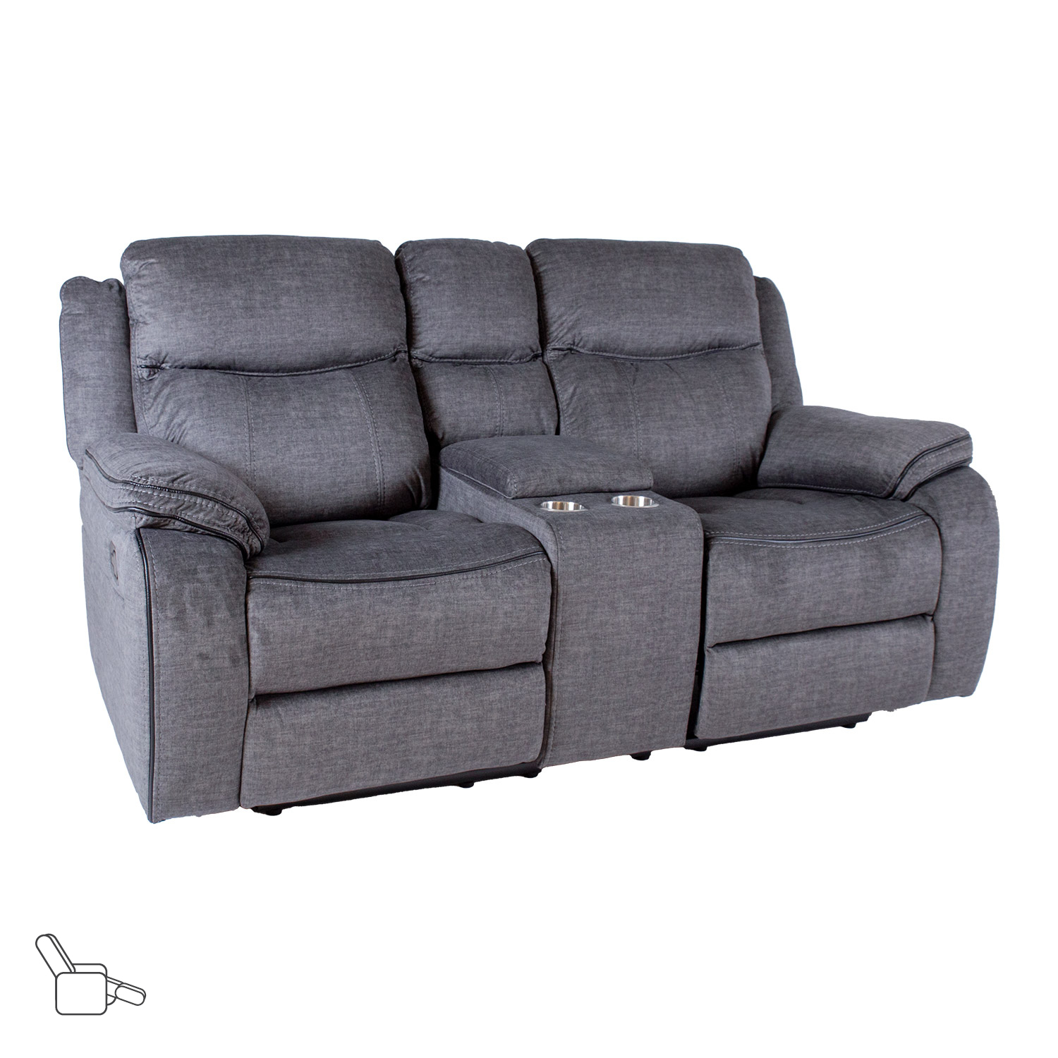 Diivan GENTRY 2-kohaline manuaalne recliner, hall