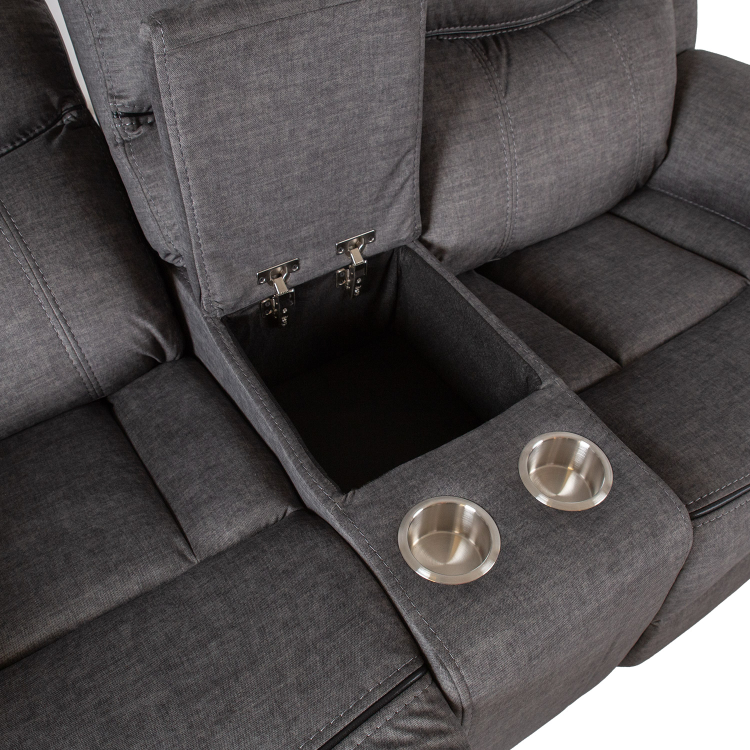 Diivan GENTRY 2-kohaline manuaalne recliner, hall - Image 4