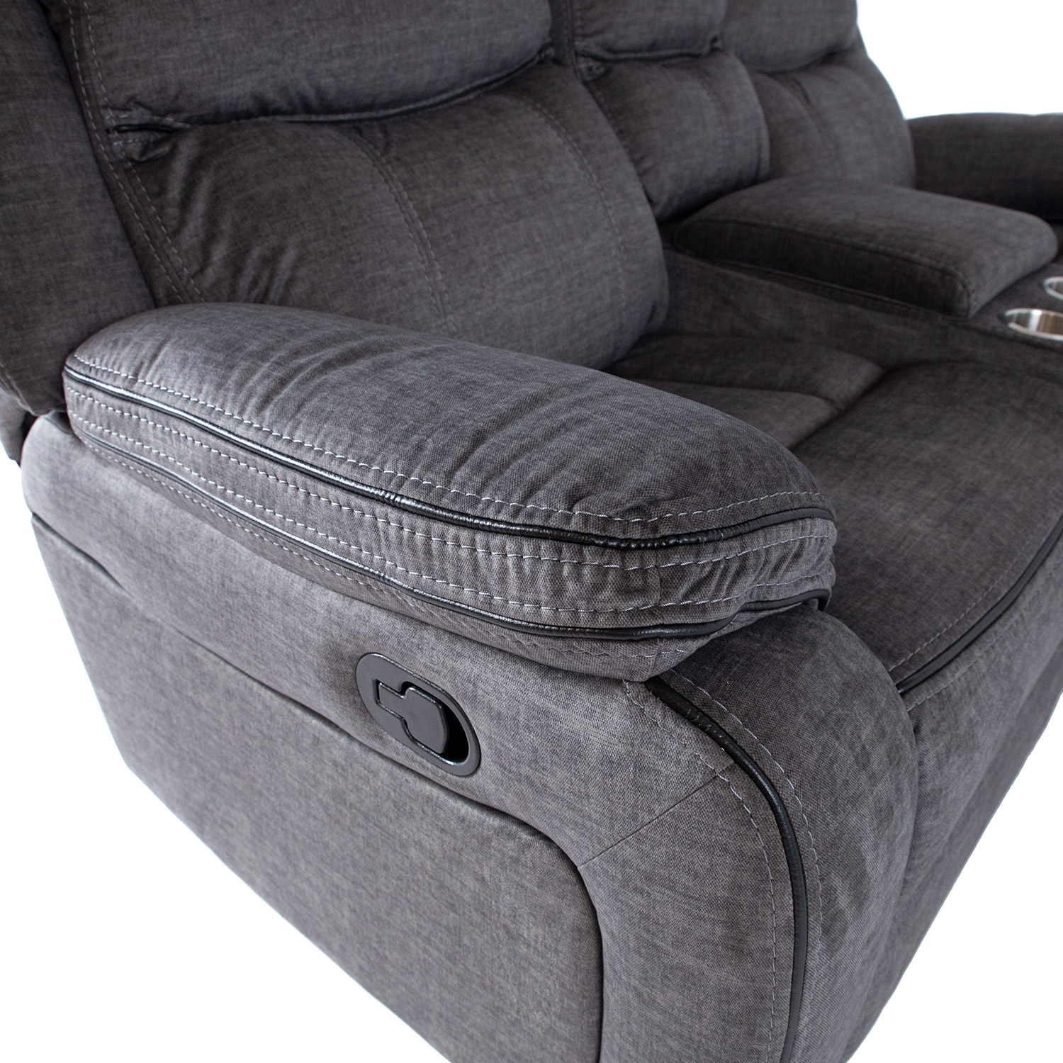 Diivan GENTRY 2-kohaline manuaalne recliner, hall - Image 6