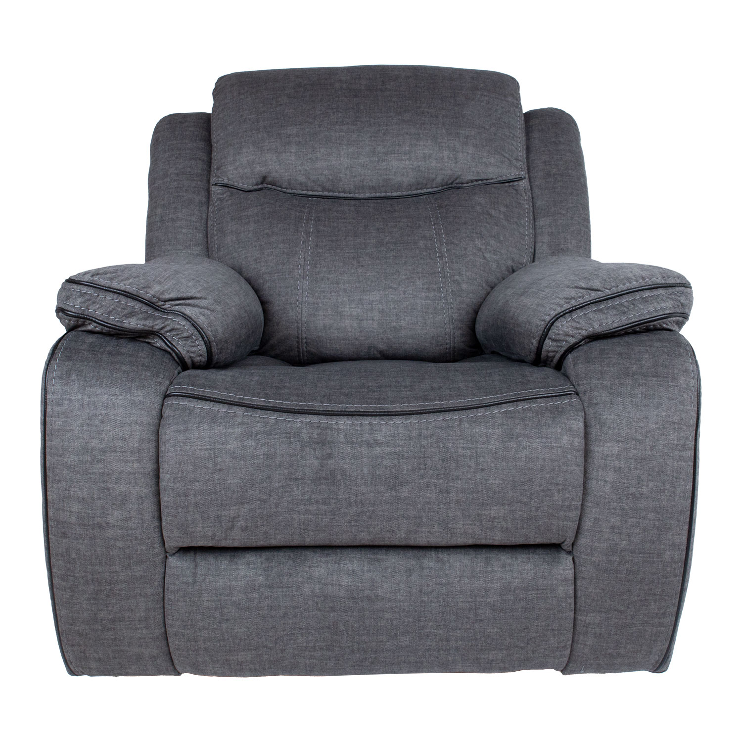 Tugitool GENTRY kiikuv ja pöörlev manuaalne recliner, hall - Image 3