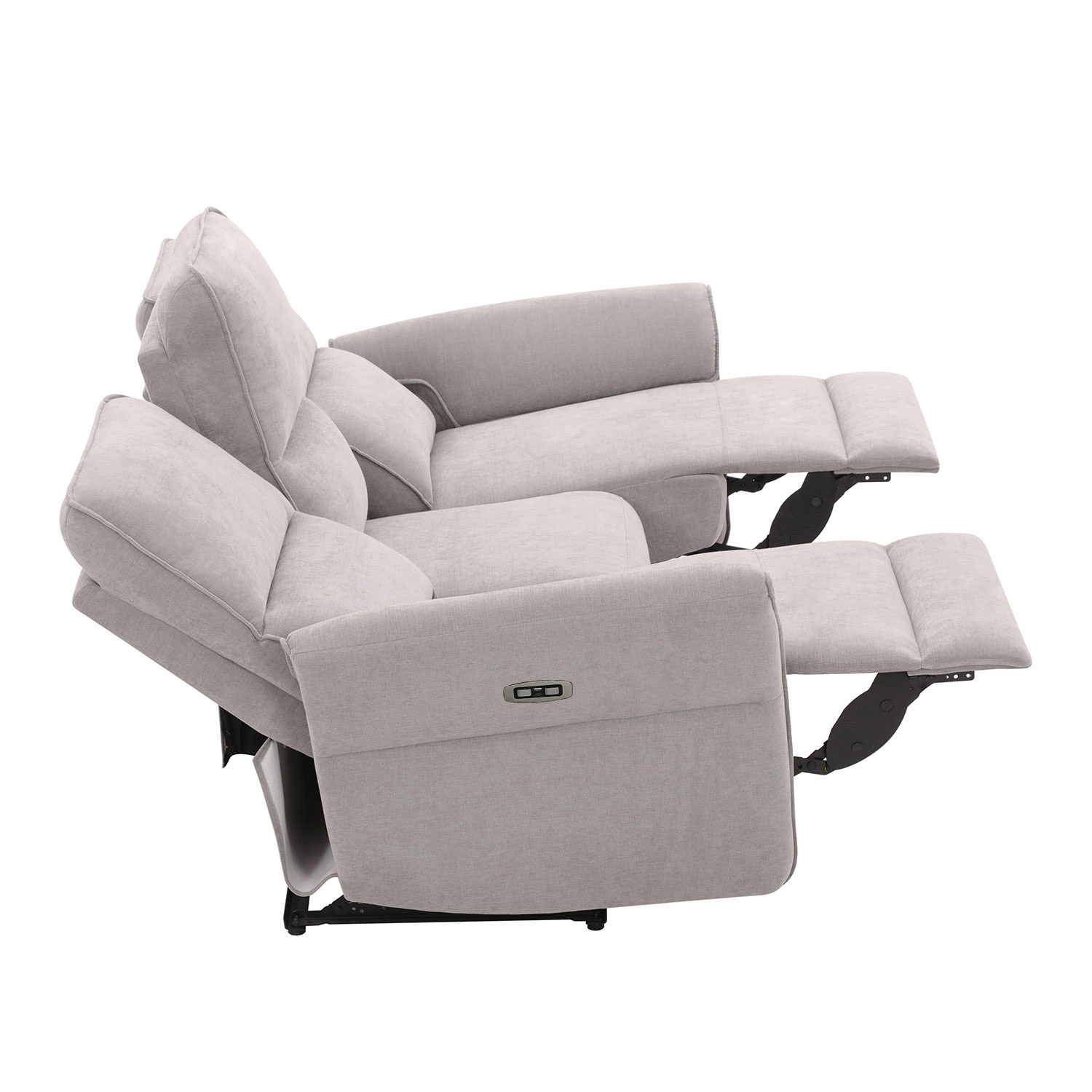 Diivan DAMIKA 3-kohaline elektriline recliner, hall - Image 3