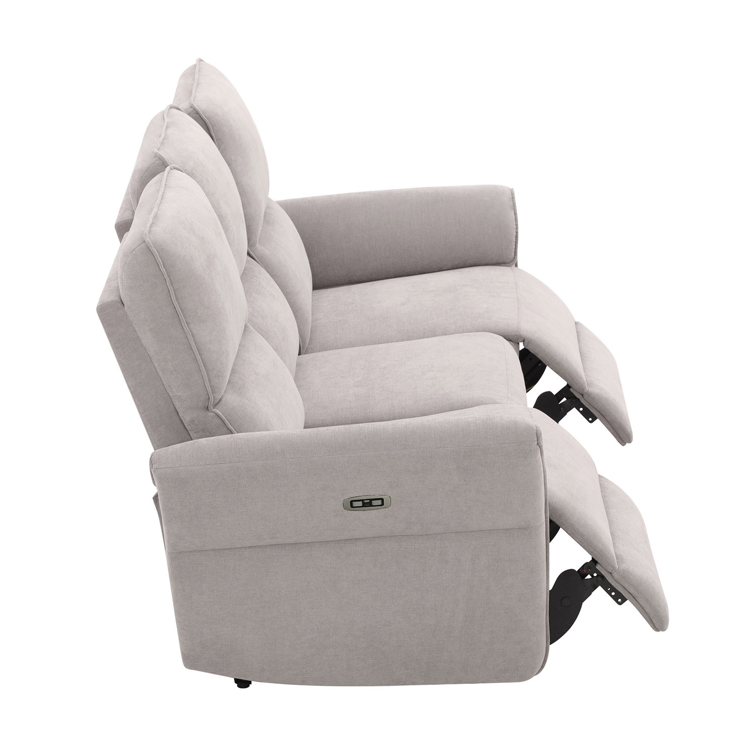 Diivan DAMIKA 3-kohaline elektriline recliner, hall - Image 5