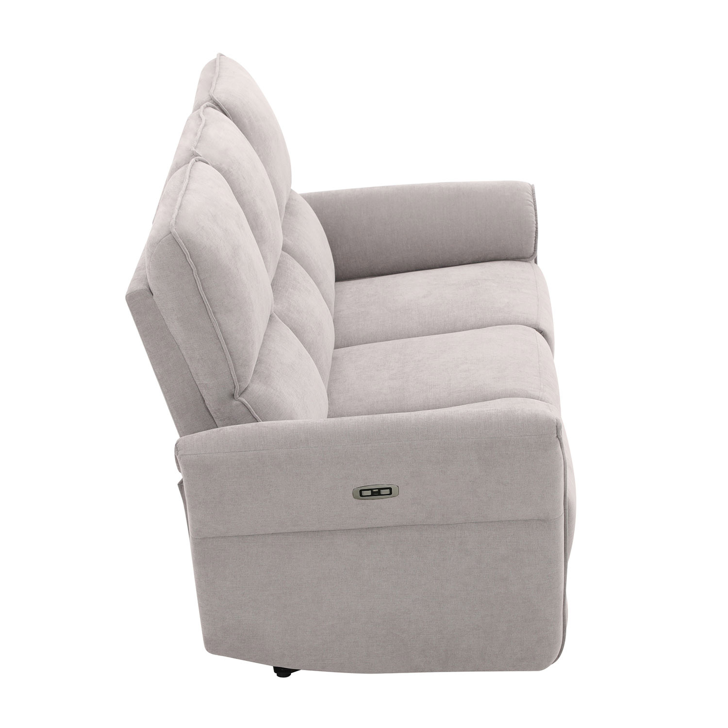 Diivan DAMIKA 3-kohaline elektriline recliner, hall - Image 6