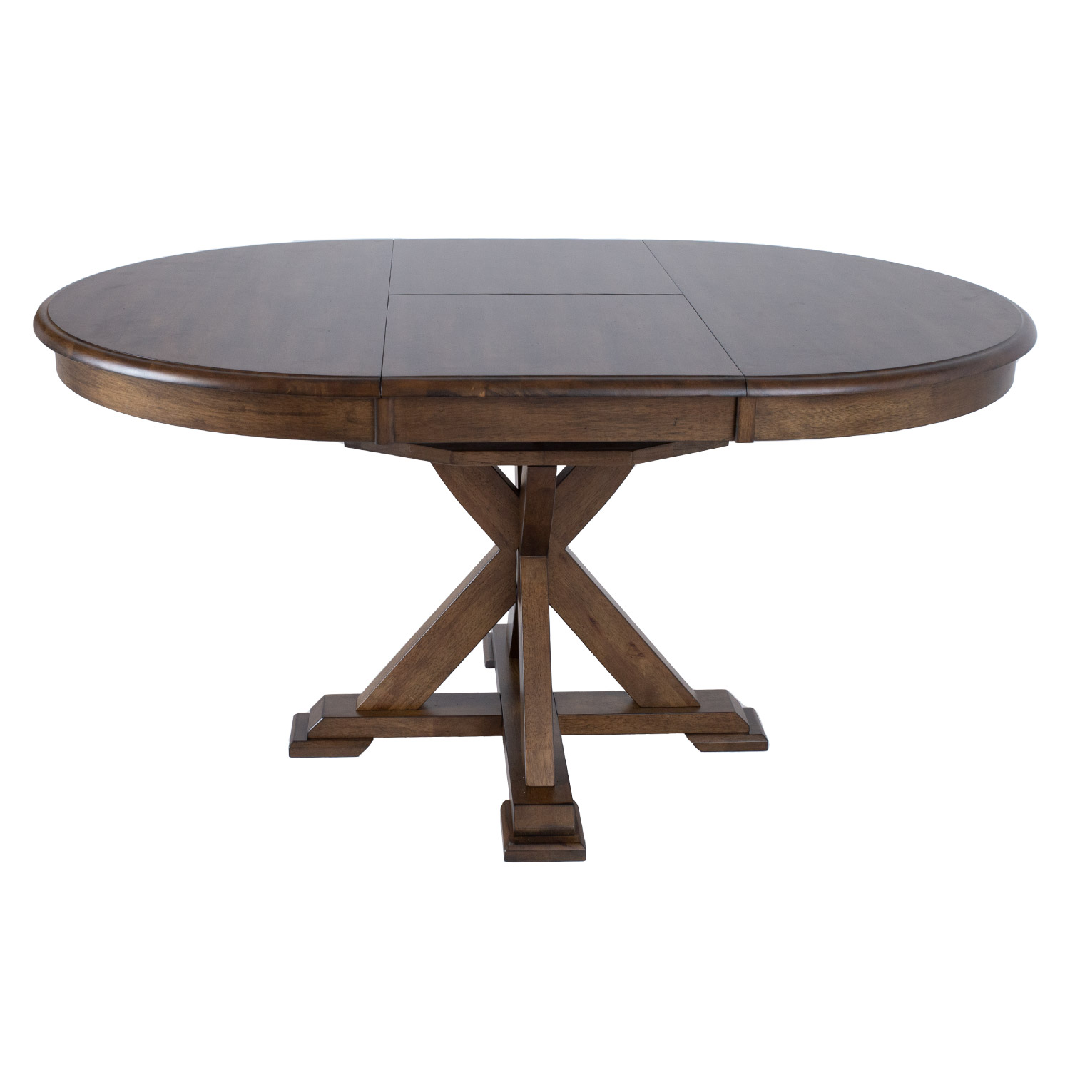 Söögilaud JAMES D106+46xH76cm, rustik ta - Image 4