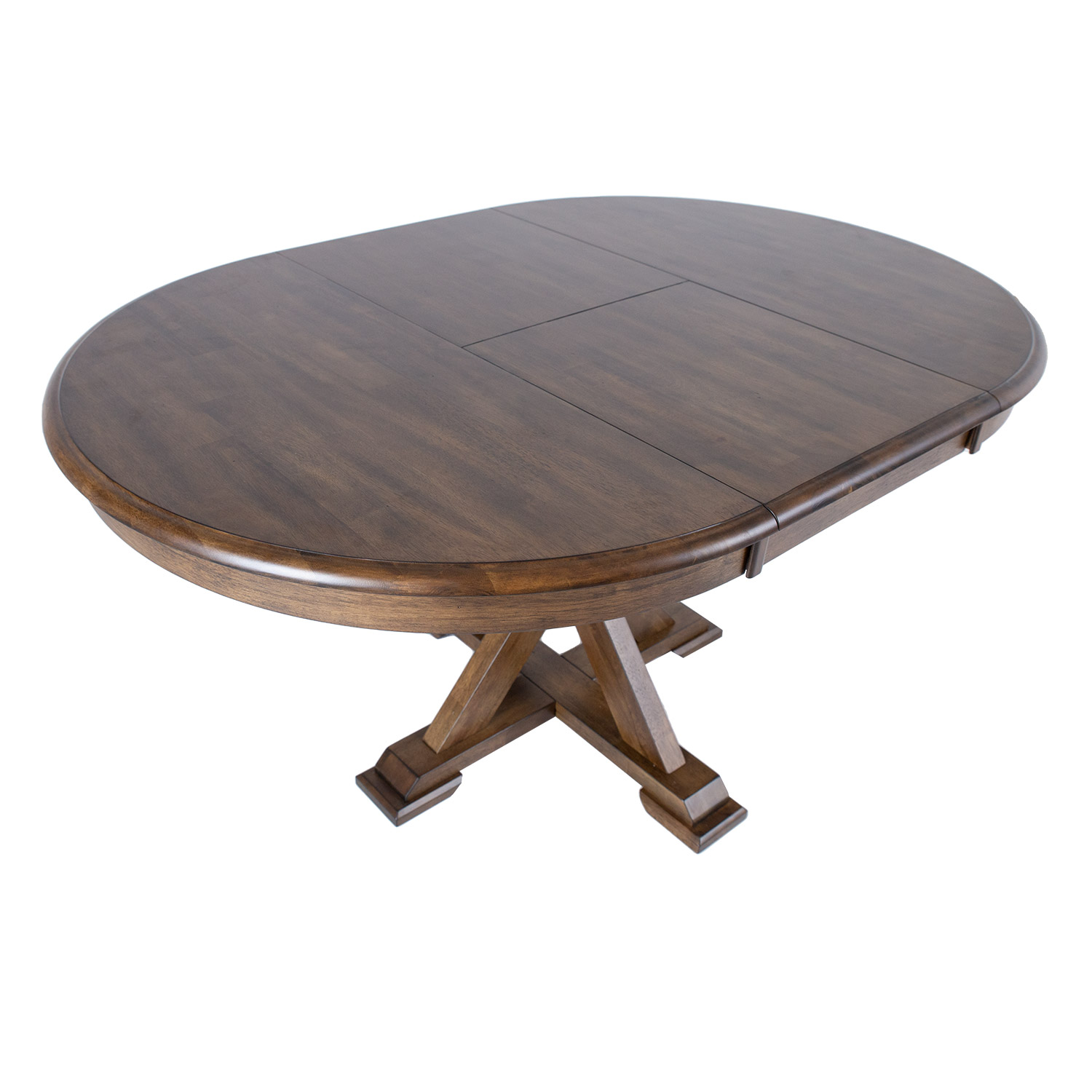 Söögilaud JAMES D106+46xH76cm, rustik ta - Image 6