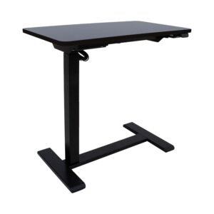 Töölaud ERGO 1-mootoriga 70x40xH65-103cm, must