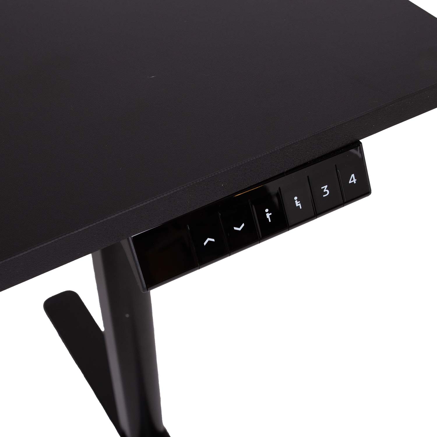 Töölaud ERGO LIGHT 1-mootoriga 120x60xH72,5-117,5cm, must - Image 4