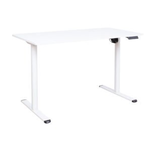 Töölaud ERGO LIGHT 1-mootoriga 120x60xH72,5-117,5cm, valge