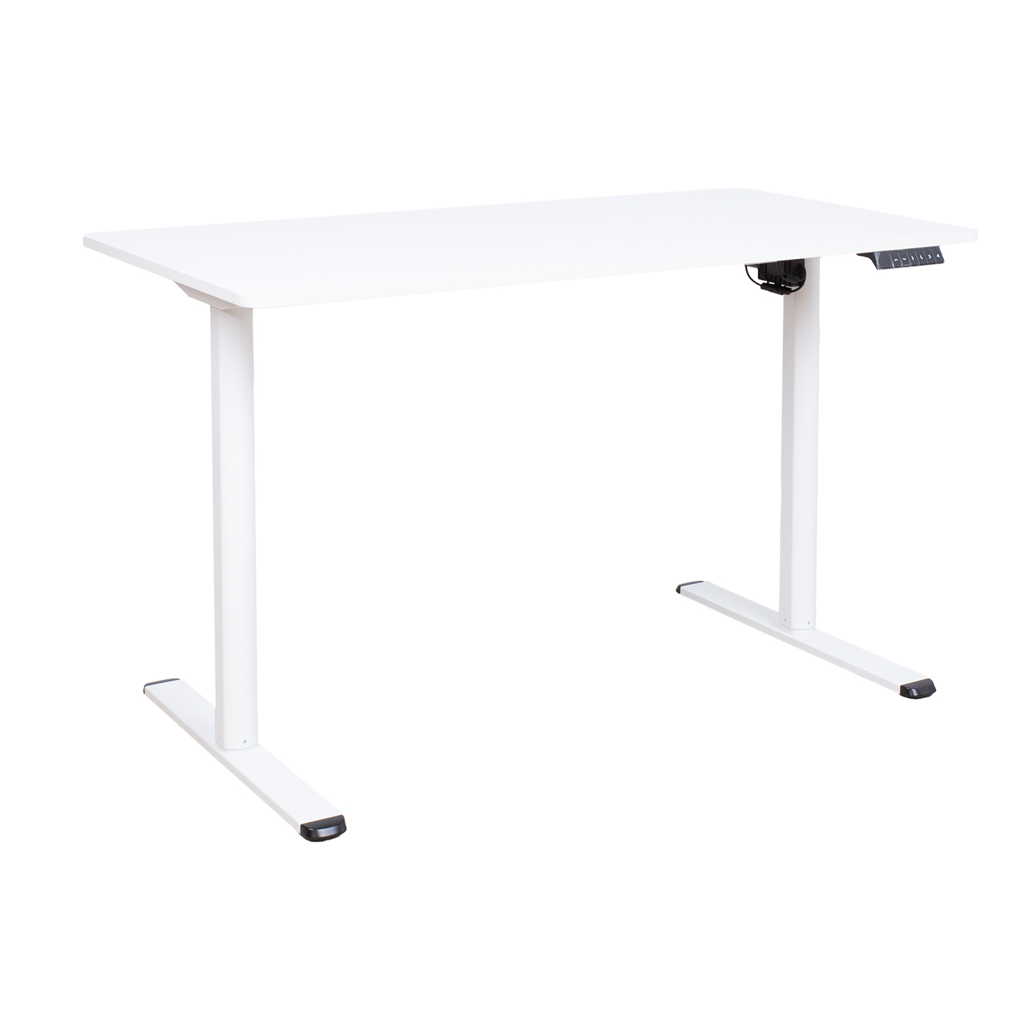 Töölaud ERGO LIGHT 1-mootoriga 120x60xH72,5-117,5cm, valge