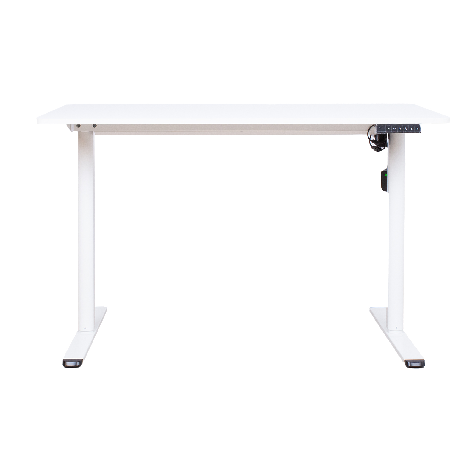 Töölaud ERGO LIGHT 1-mootoriga 120x60xH72,5-117,5cm, valge - Image 2