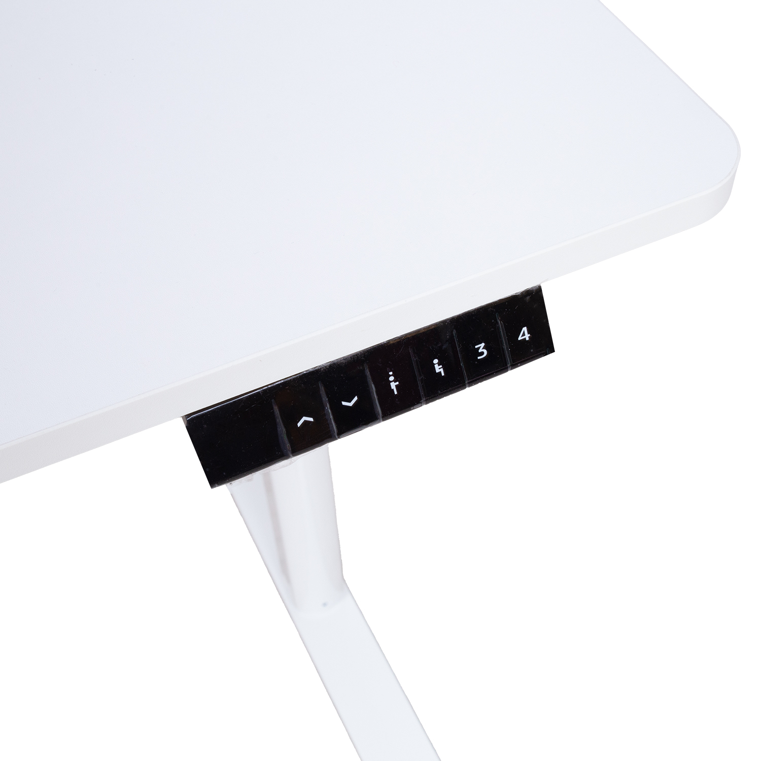 Töölaud ERGO LIGHT 1-mootoriga 120x60xH72,5-117,5cm, valge - Image 3