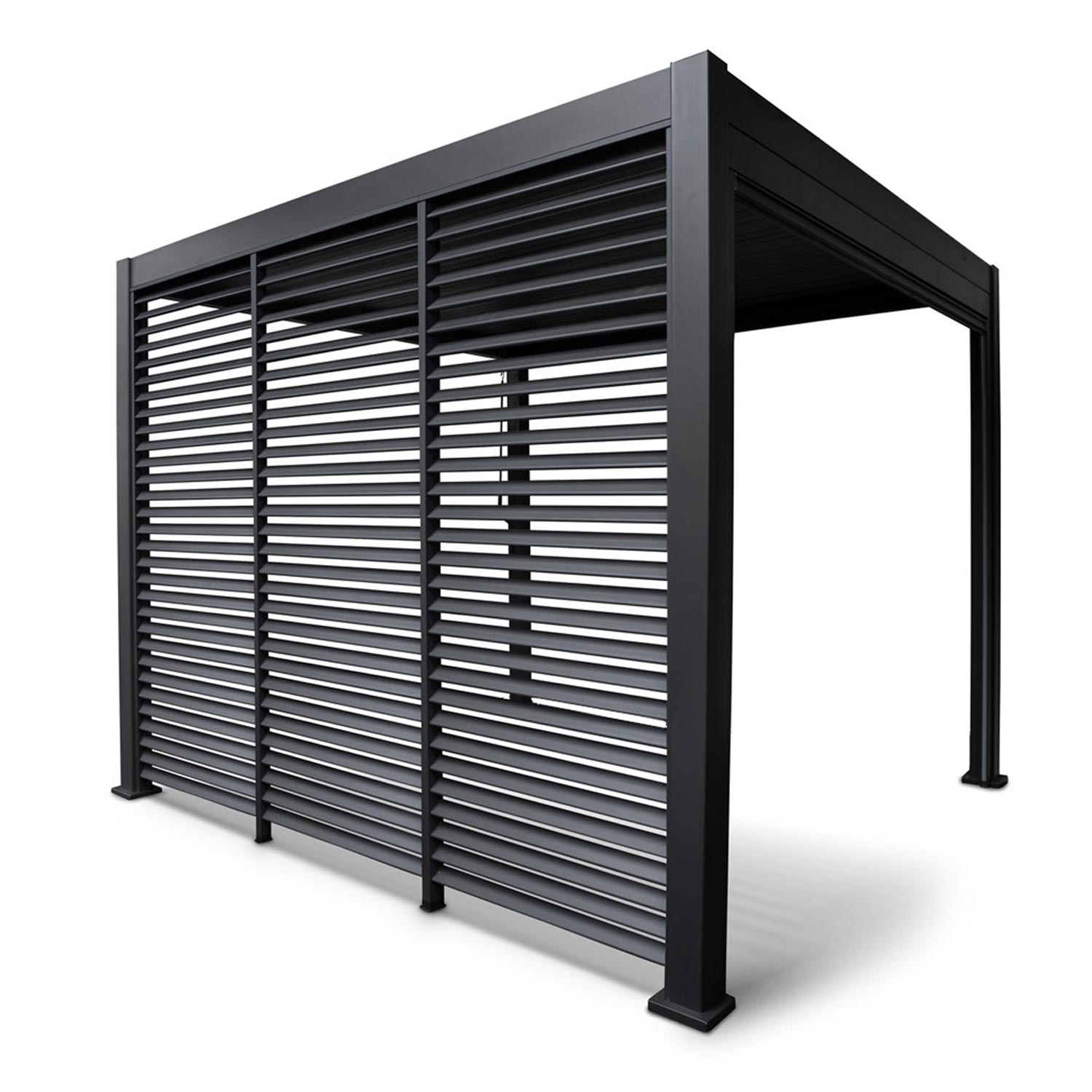 Lamellsein varikatusele MIRADOR-111 93cm, tumehall
