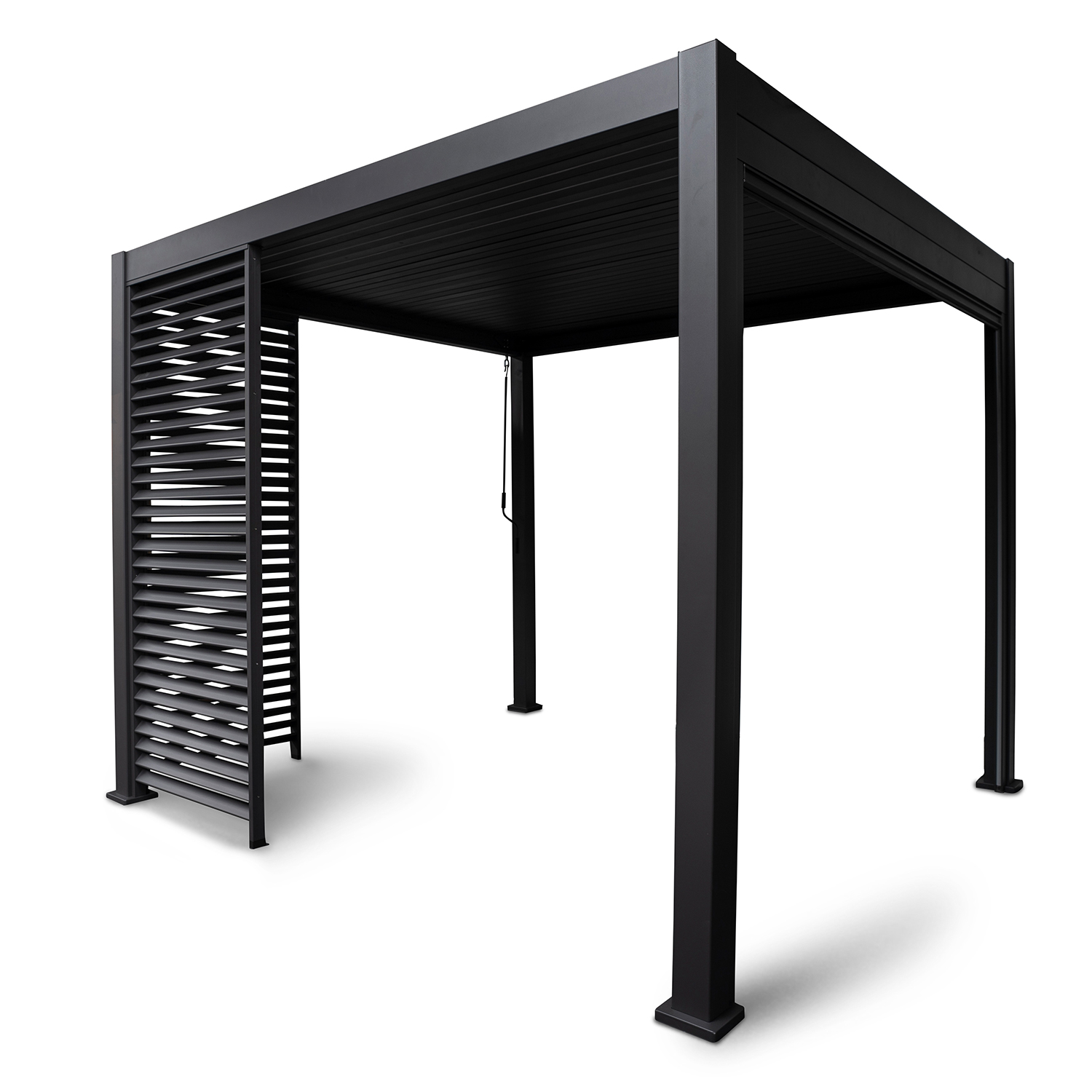Lamellsein varikatusele MIRADOR-111 93cm, tumehall - Image 2
