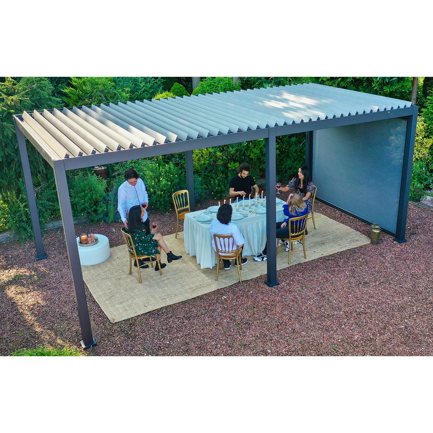 Varikatus MIRADOR-111 3x6m, tumehall - Image 6