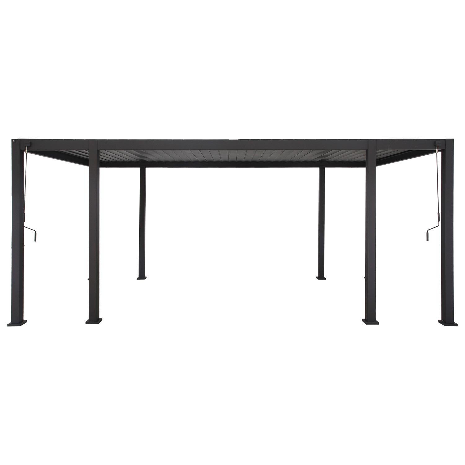 Varikatus MIRADOR-111 lamellseintega 3x6m, tumehall - Image 2