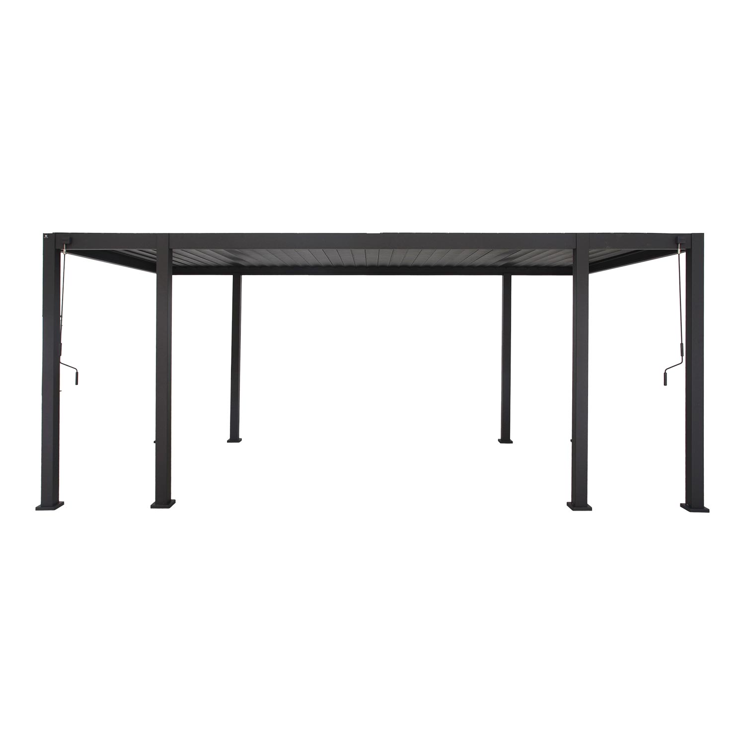 Varikatus MIRADOR-111 lamellseintega 3x6m, tumehall - Image 7
