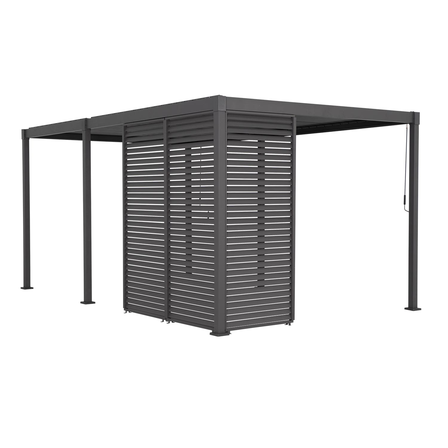 Lamellsein varikatusele MIRADOR-80/88, tumehall