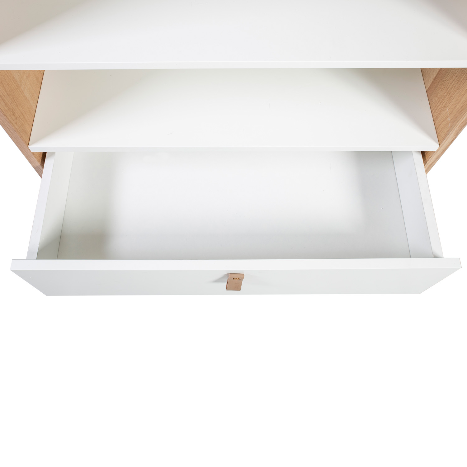 Riiul HELENA WHITE_80x40xH140cm, naturaa - Image 2