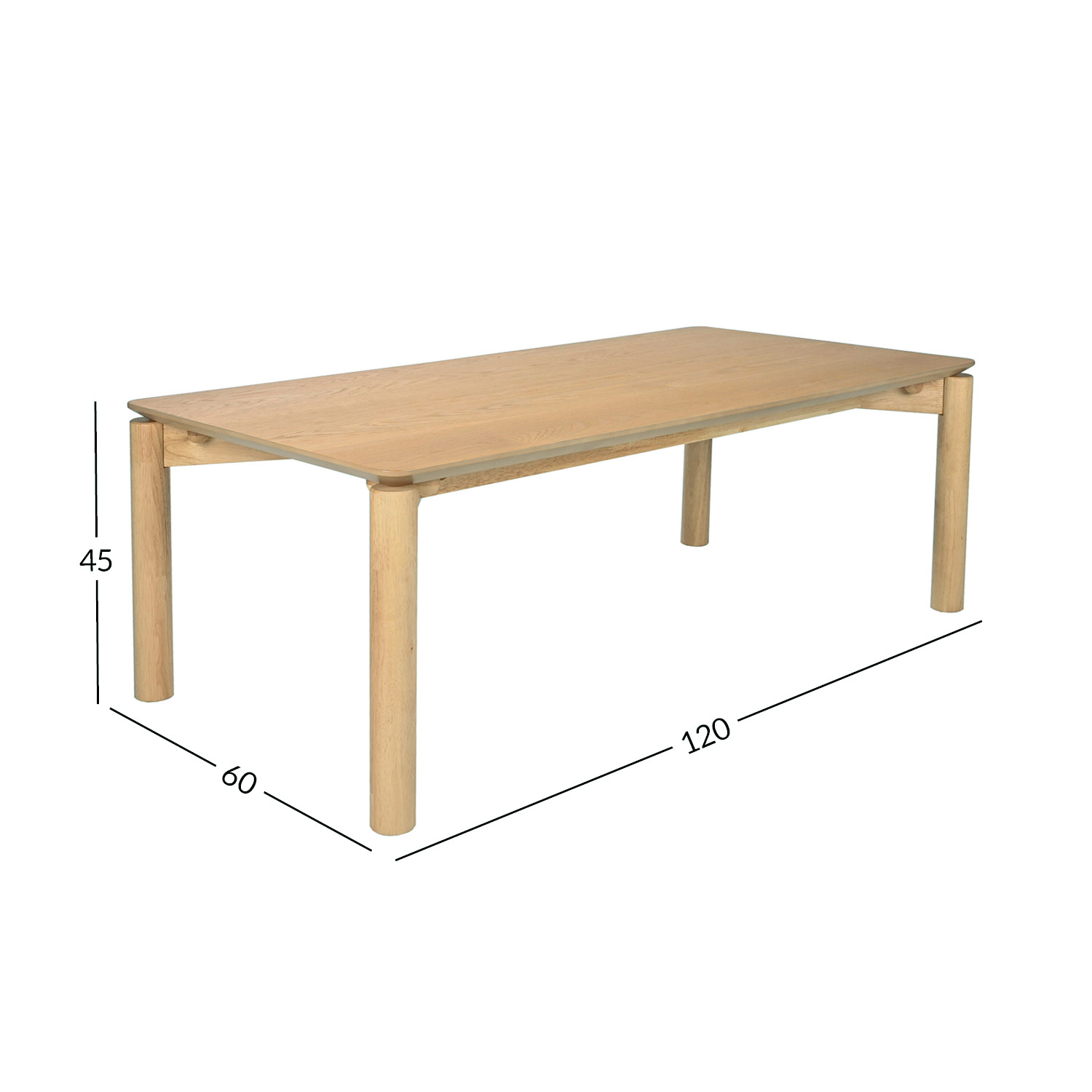 Diivanilaud GARDENIA 120x60xH45cm, tamm - Image 5
