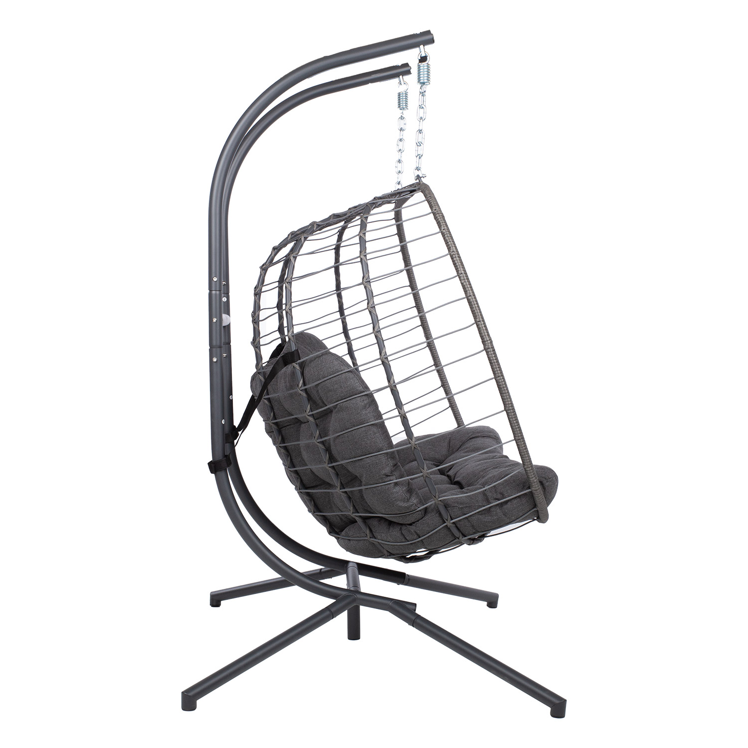 Ripptool FINSE 2-kohaline 142x106xH194cm, tumehall - Image 3