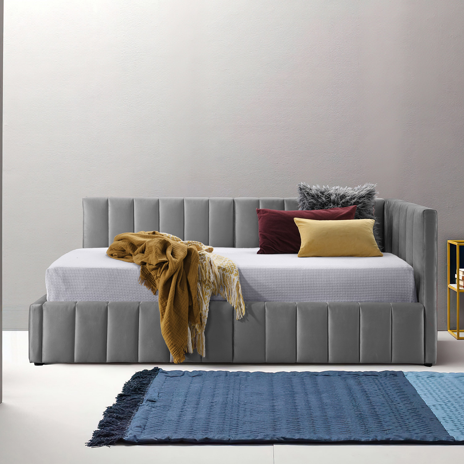 Voodi JASPER 90x200cm, hall - Image 5