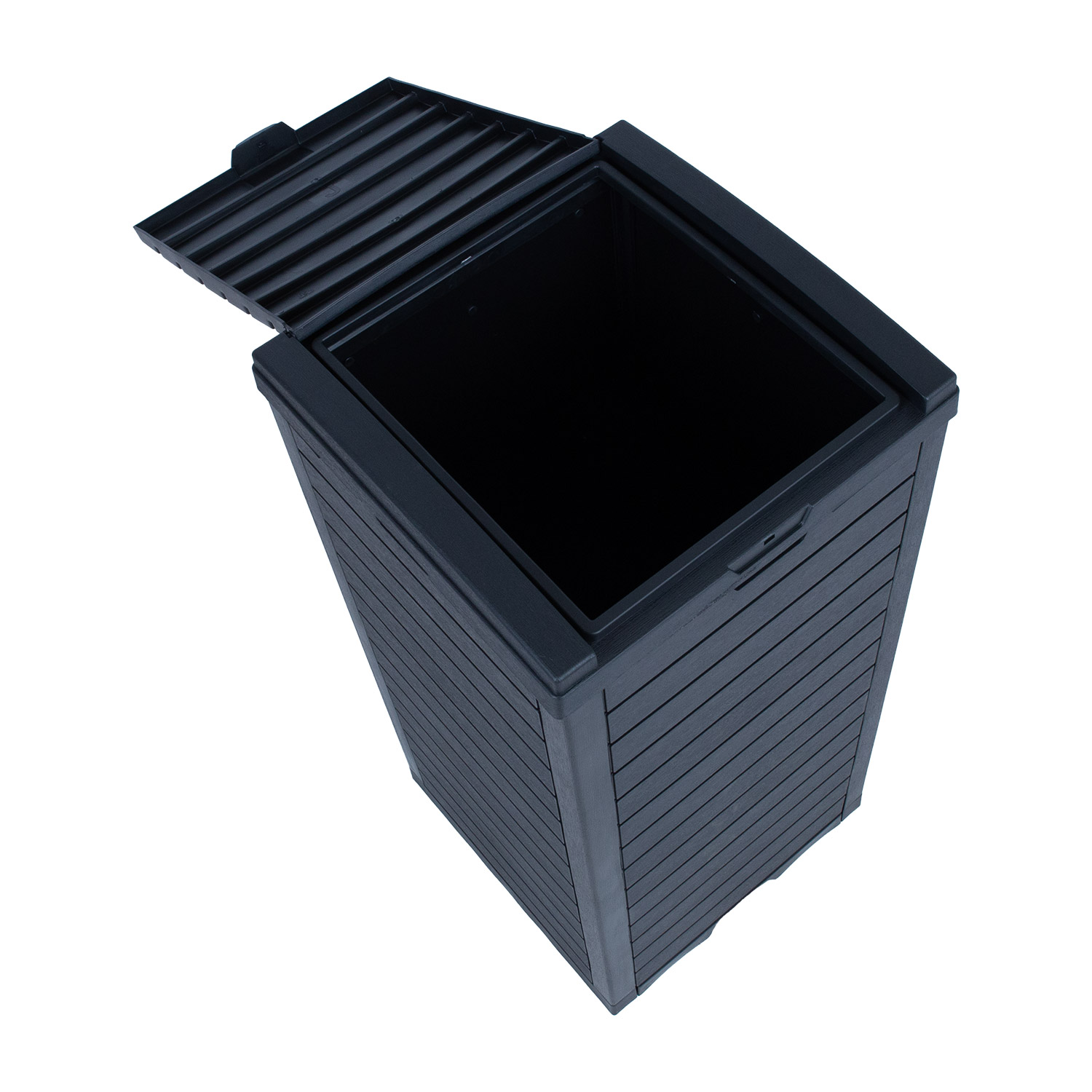 Prügikast GALA 41x41xH86cm/118L, must plastik - Image 5