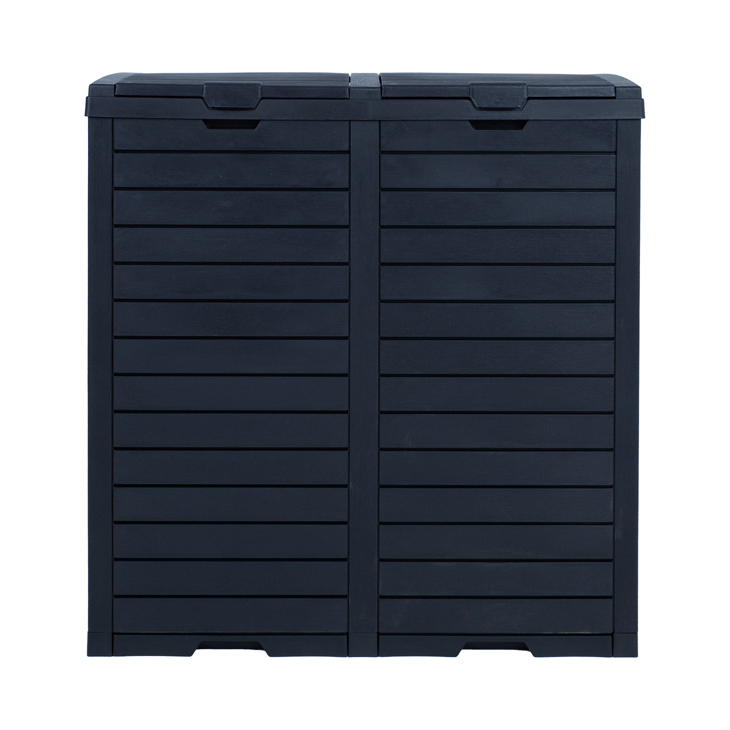 Prügikast GALA 78x41xH86cm/230L, must plastik - Image 2