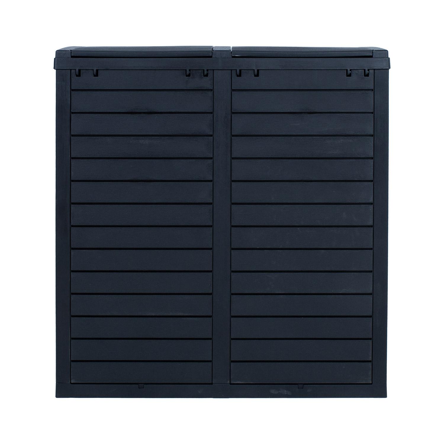 Prügikast GALA 78x41xH86cm/230L, must plastik - Image 4