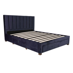 Voodi GRACE 160x200cm, sinine