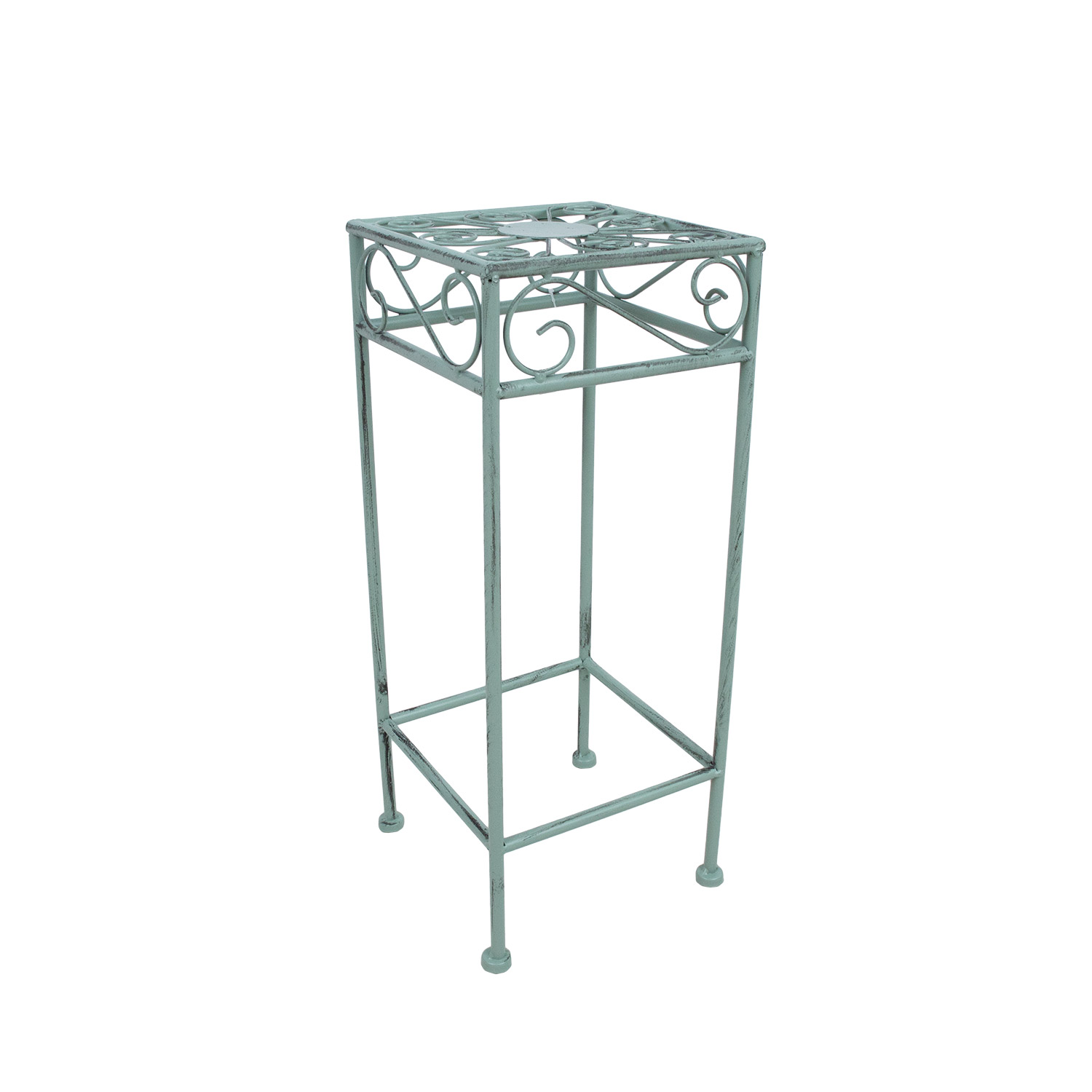 Lillepostament MINT 20x20xH50cm, antiikroheline metall