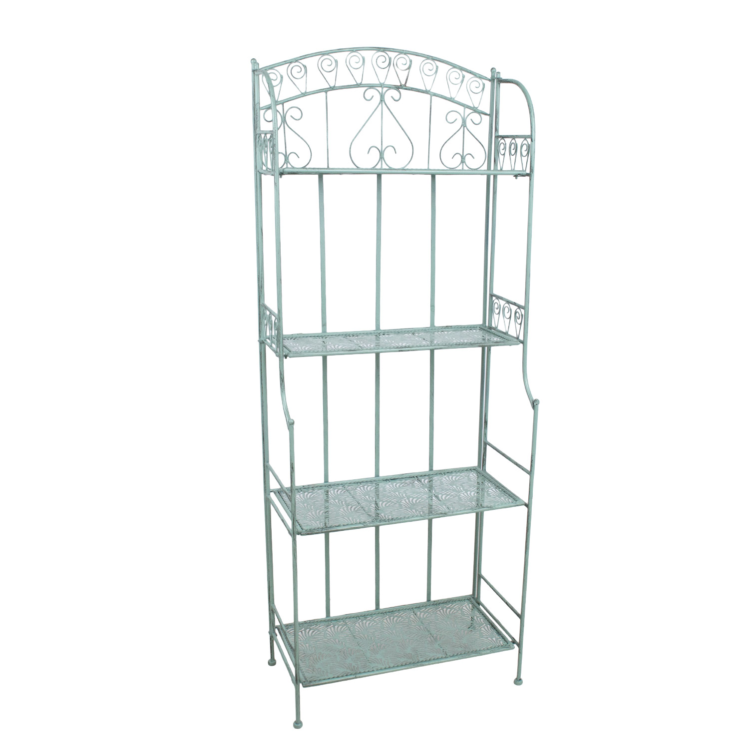 Riiul MINT 60x32xH156cm, antiikroheline metall