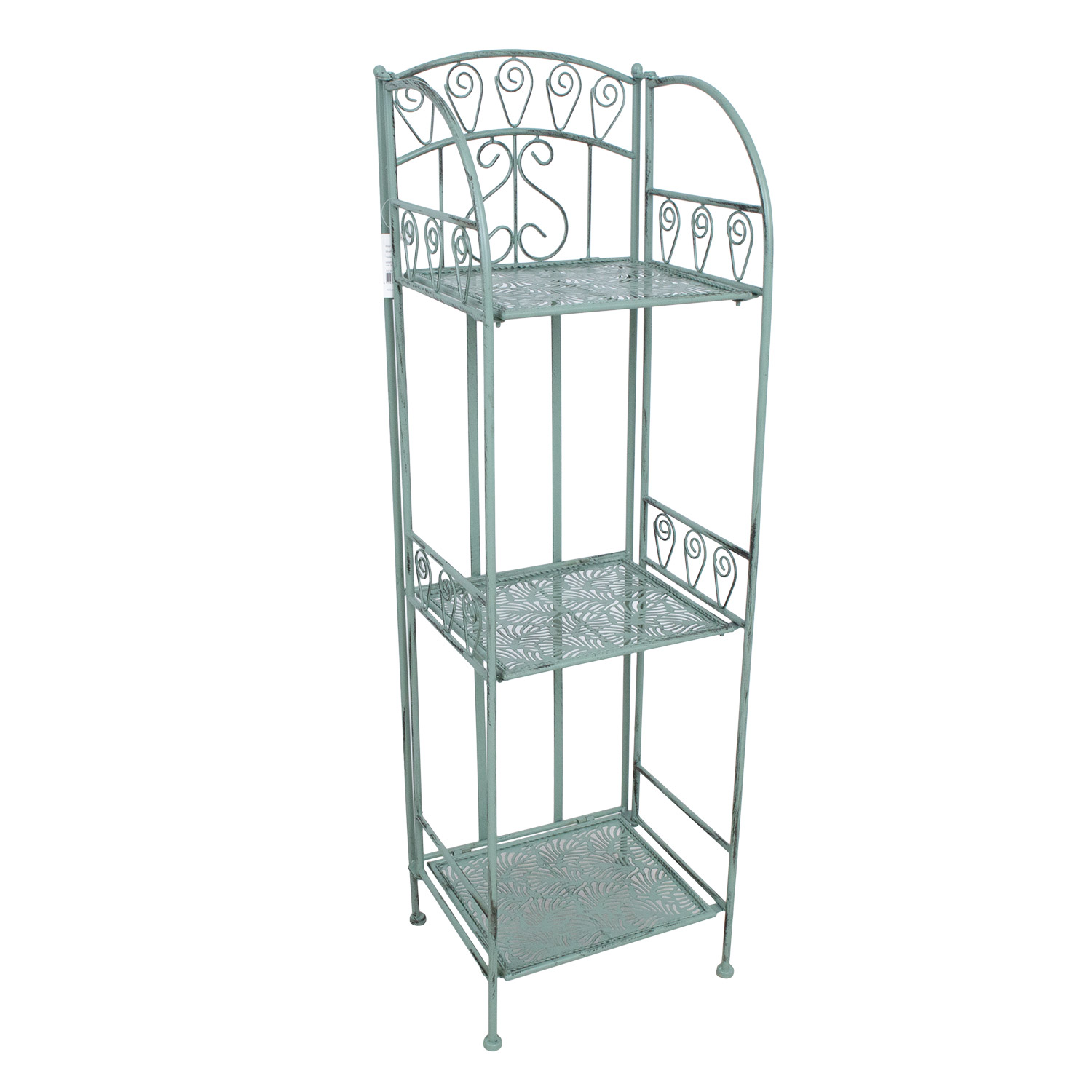 Riiul MINT 34x30xH112cm, antiikroheline metall