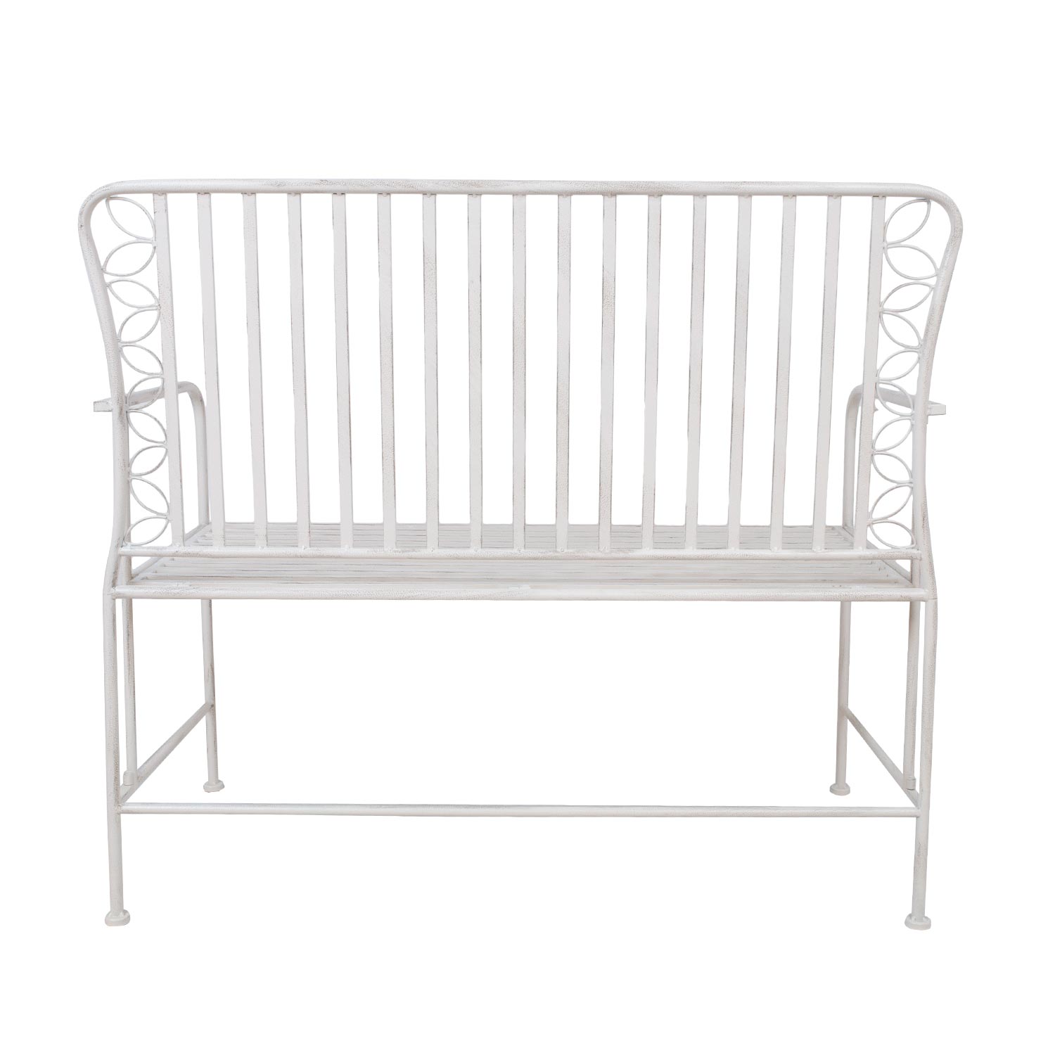 Pink JASMINE 103x50xH93cm, antiikvalge metall - Image 6