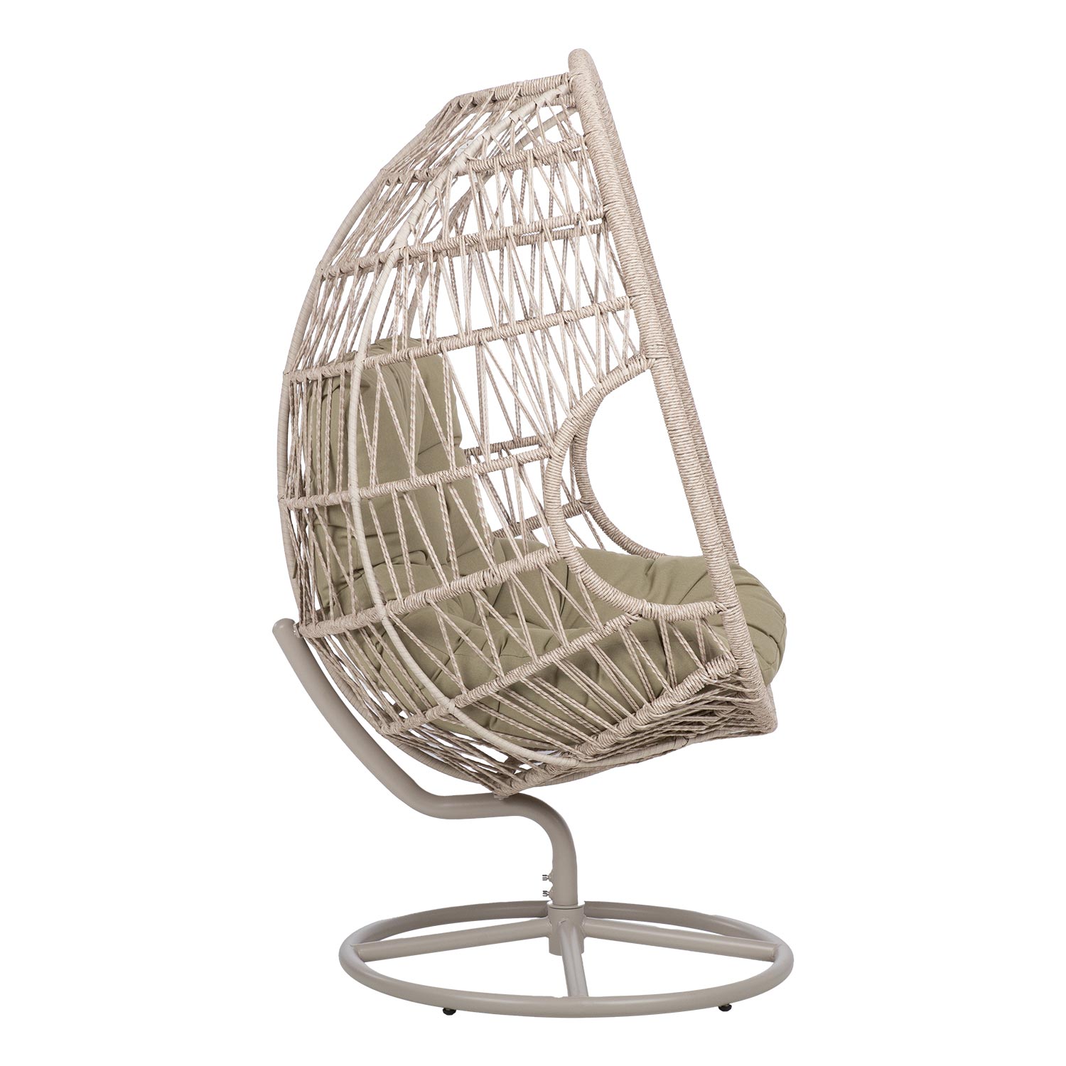 Puhketool CASSIA pöörlev 85x85xH151cm, beež - Image 3