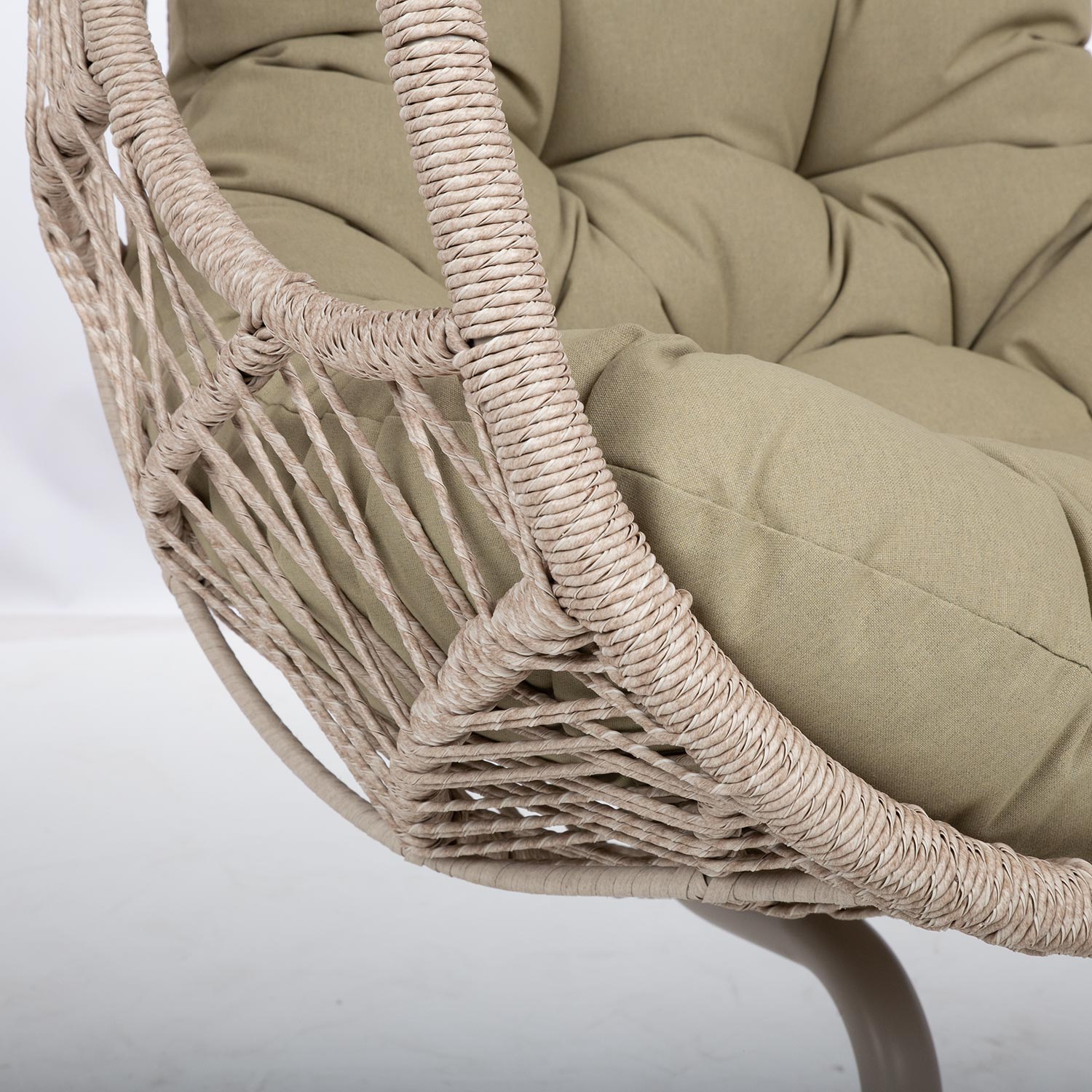 Puhketool CASSIA pöörlev 85x85xH151cm, beež - Image 6