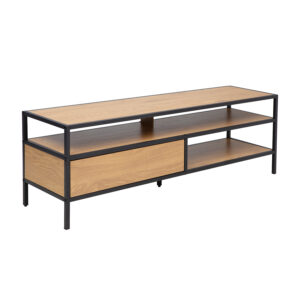 TV-laud HEDVIG 120x33xH40cm, saar/must