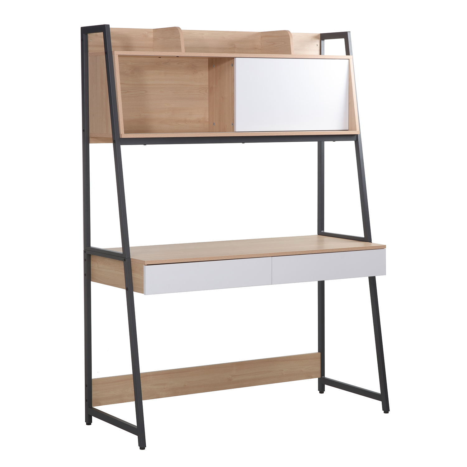 Kirjutuslaud STUDY riiuliga 124x54xH171c