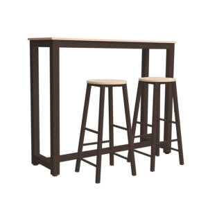 Baarikomplekt SANCIA tamm/pruun