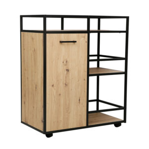 Riiulitega kapp HEDVIG 77,4x42xH94cm, sa
