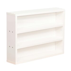 Riiul LESTER 48x10xH36cm, valge melamiin
