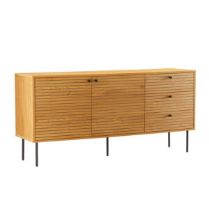Kummut LINE 150x40xH74cm, tammedekooriga